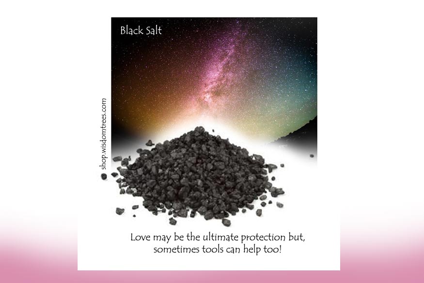 Protection from Negative Energy Using Black Salt
